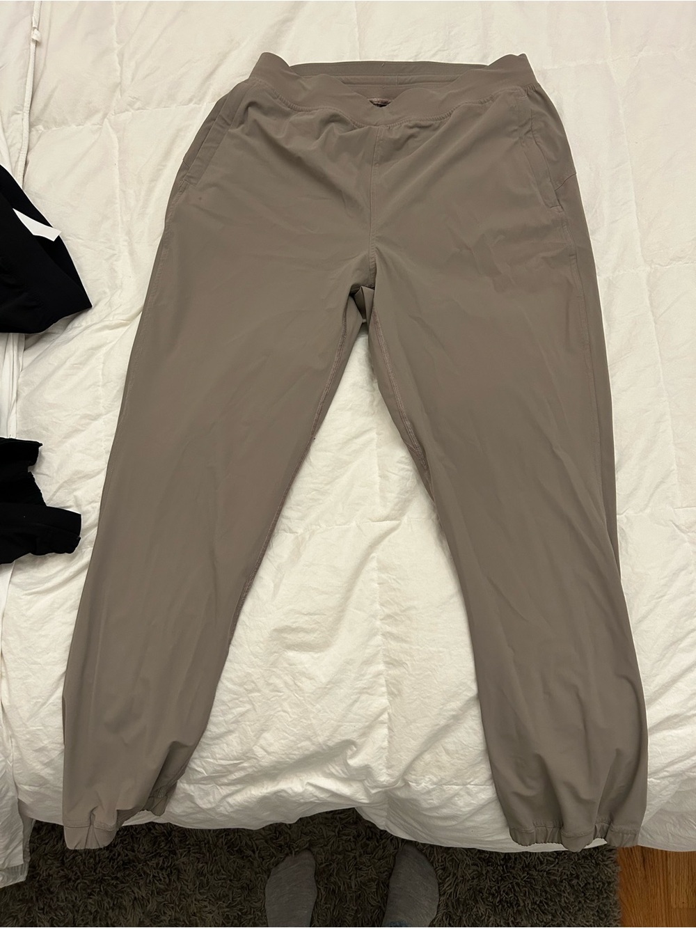 lululemon athletica Taupe Track Joggers